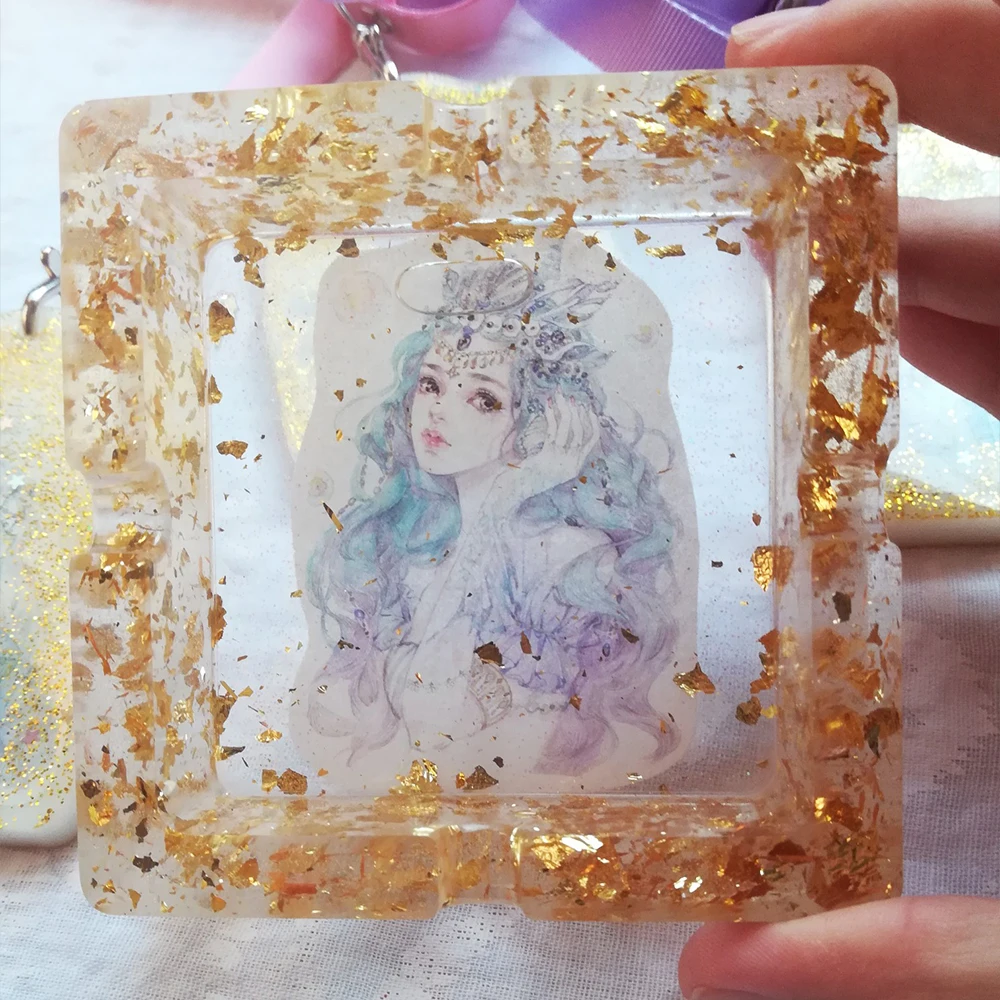 Gold Leaf Flakes for Nail Decorations Gliding Arts Crafts Painting Gold Foil Fragments Craft Paper Pieces 3g/Bottle gold leaf flakes