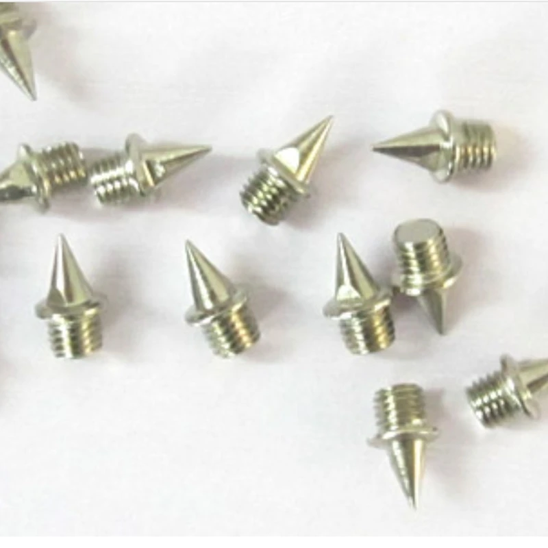 New 120Pcs Spikes Studs Cone Replacement Shoes Spikes for Sports Running Track Shoes Trainers Screwback Gripper 7Mm