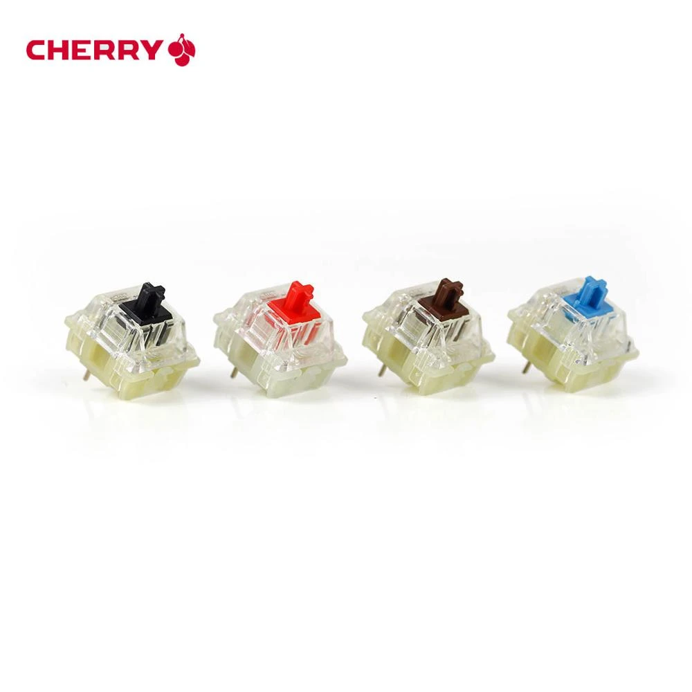 Original Cherry MX Mechanical Keyboard Switch Silver Red Black Blue Brown Axis Shaft Switch 3-pin Cherry Clear RGB Switch wireless keyboard for pc