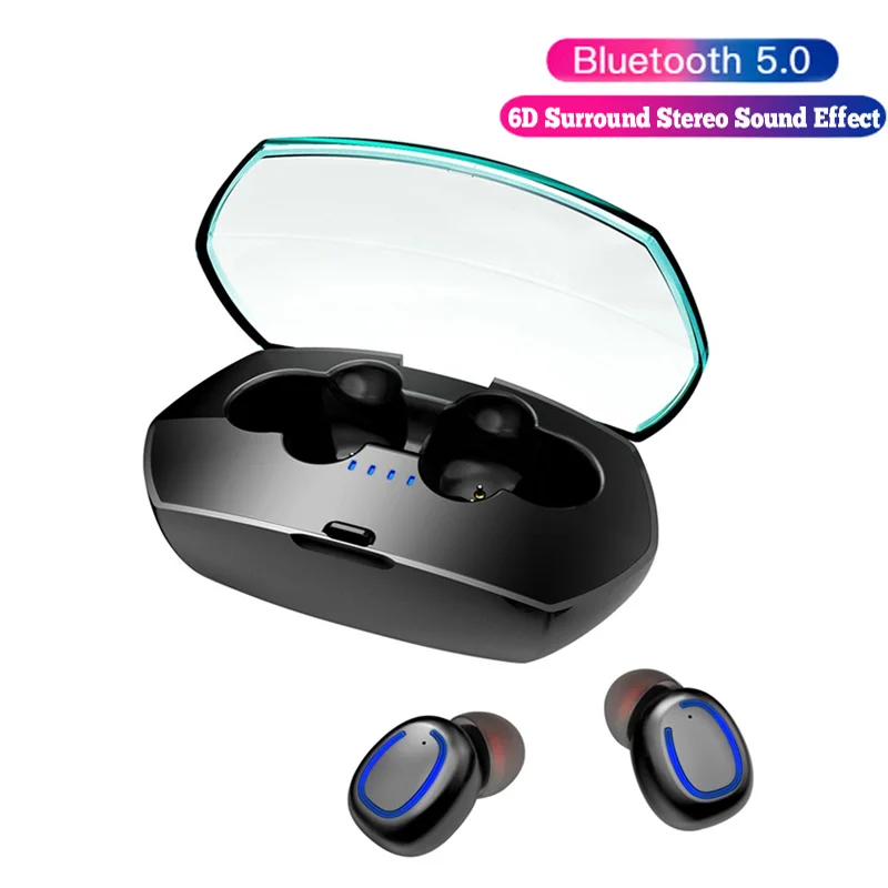 

Xi11 TWS True Wireless Earphones Bluetooth 5.0 Earbuds 6D Stereo sweat-proof Sport Handsfree Headset for Xiaomi iPhone Huawei