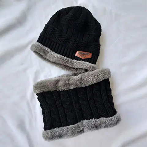 Children's hat Autumn winter 2 years old 3 boys 4 girls Woolen scarf set 6 children 5 winter 9 parent-child hat
