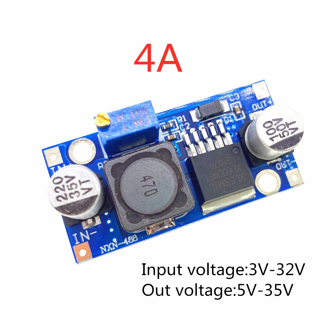 1 шт. Регулируемый DC В LM2596 LM2596S XL4015 Buck Boost модуль 3A 4A 5astep вниз регулятора
