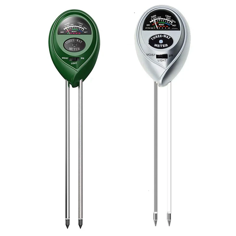 

Soil Tester 3-In-1 Soil Moisture Light and PH Acidity Tester Plant Tester Soil Moisture Sensor Meter Plant Care Hygrometer Water