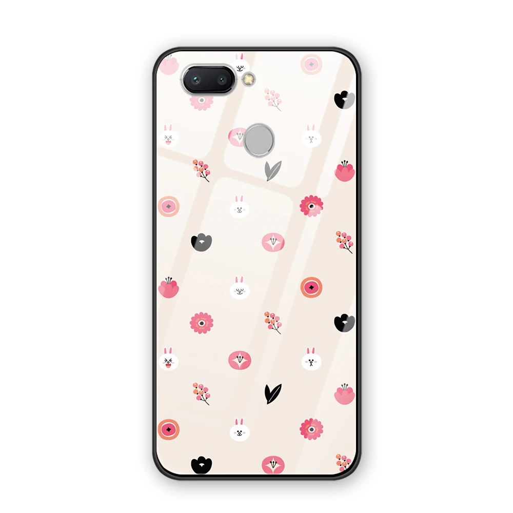 Cartoon Phone Case For Xiaomi Redmi 6 Cases Tempered glass Phone Case Redmi 6 Tempered glass Phone Cases - Цвет: 9413
