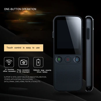 

Language Translator Device Voice-Translator Smart Portable One-Click Operation Language Real-Time Translator Translation Machine
