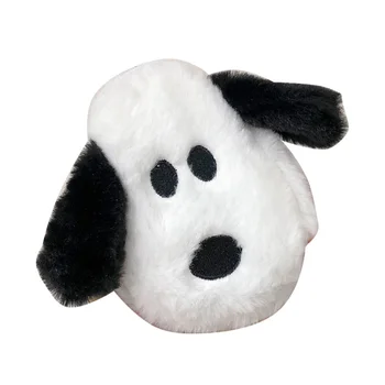 

Plush Puppy Hanging Neck Coin Purse Multiple Coin Bag Cute Wallet with Hanging Strap for Women Girls Ladies