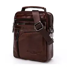Мужская сумка из натуральной кожи, Повседневная сумка через плечо, мужская сумка-мессенджер Наплечная Сумка