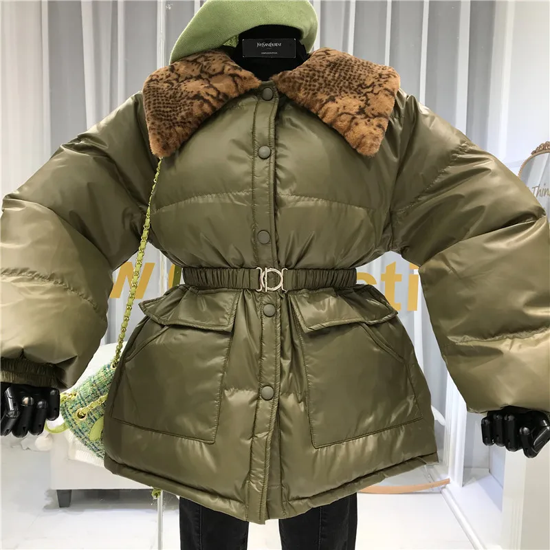 Ropa De Invierno Para Mujer однотонные уличные корейские модные женские куртки на пуговицах зимняя женская одежда