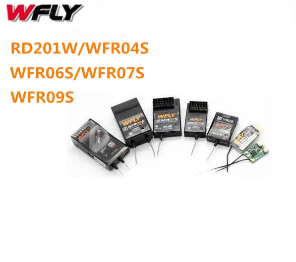 Оригинальный Радиоуправляемый приемник WFly RD201W WFR04S WFR06S WFR07S WFR09S 4/6/7/9CH 2 4G сигнал для