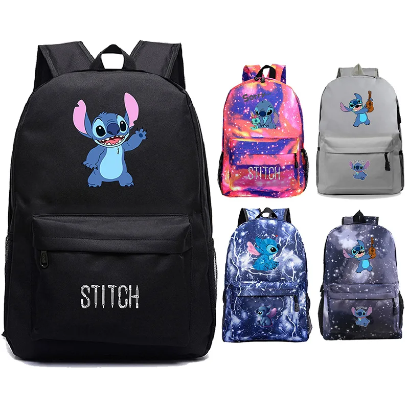 Sac Dos plecak Mochila Stitch школьный Аниме маленький рюкзак мужские школьные сумки для девочек-подростков мультфильм унисекс индивидуальный логотип