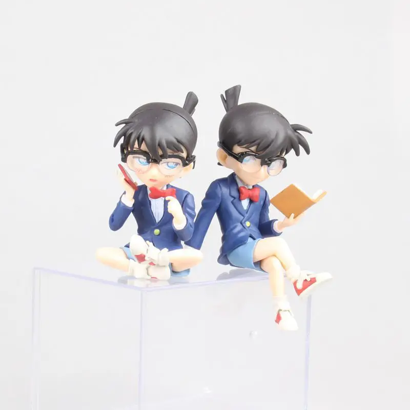 

Anime Detective Conan Kudo New Conan Reading-Phone-Stand-Model Garage Kit