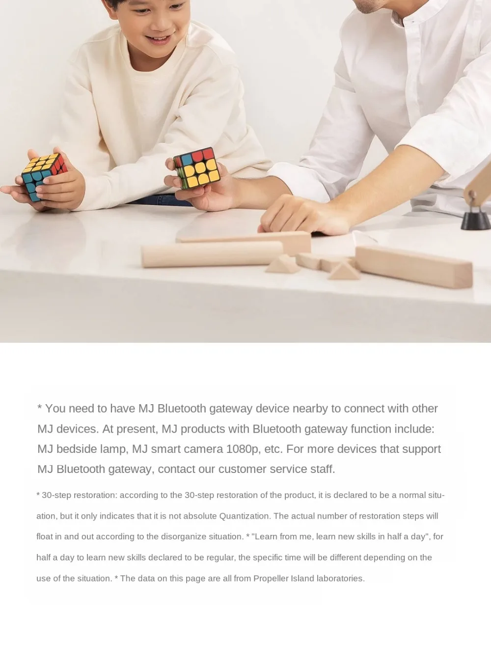 Xiaomi Smart Mi Magic Cube Mijia Smart Rubik's Cube Work with Mijia APP Timing Bluetooth Connect Racing Structure For Kids Gifts