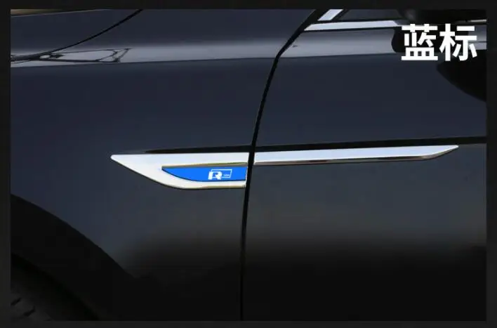 Листовая доска боковой маркер подходит только для 19 новых VW Passat retrofits, из нержавеющей стали специальный Декор