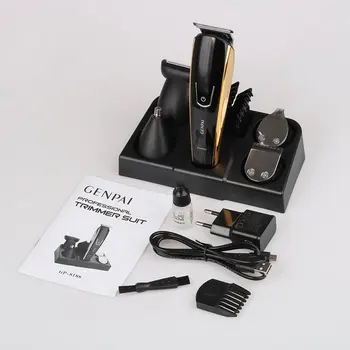 

Barber Five In One Multi-function USB Charging Electric Hair Cutter Clippers Shaver Kit USB Charging Mode