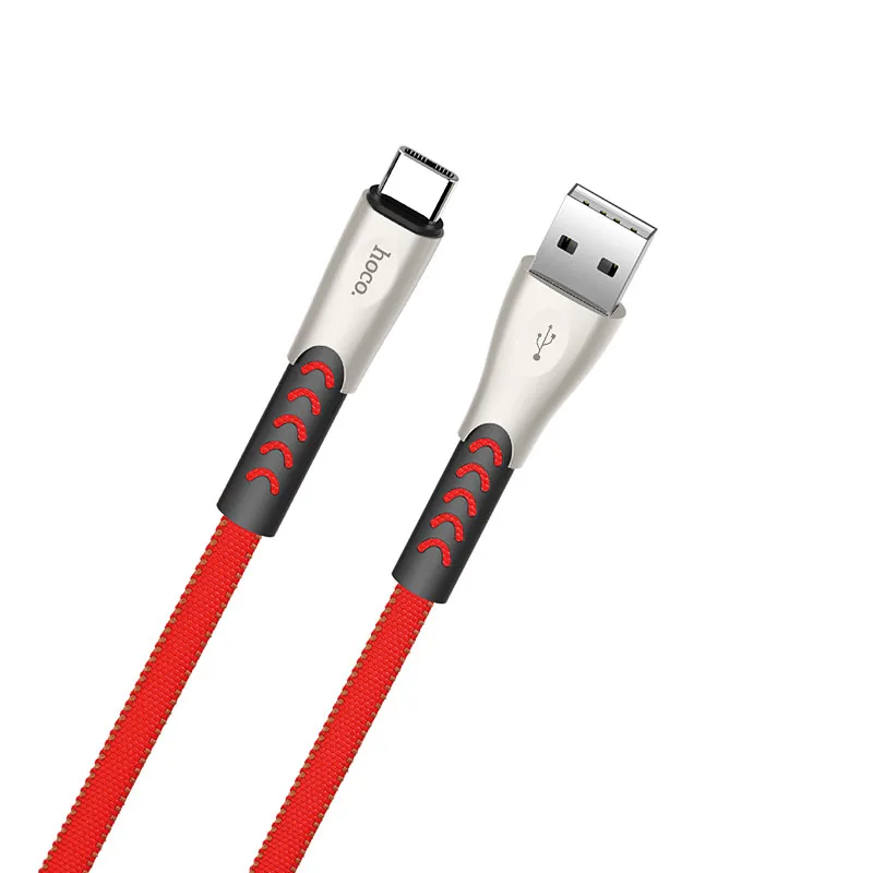 HOCO U48, 20 шт./лот,, 1,2 м, Прочный USB кабель для iPhone, кабель типа C, микрокабель для samsung, USB C, провод зарядного устройства