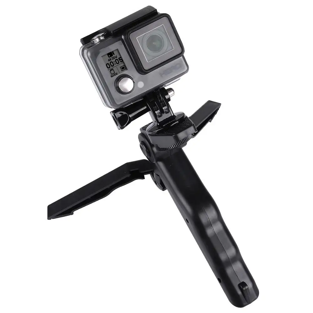 PULUZ Grip складной штатив с адаптером и винтами для камеры GoPro Настольный Штатив