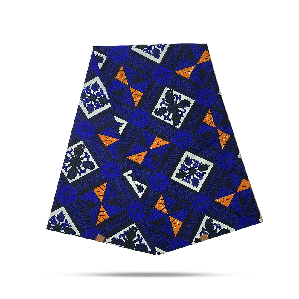 

2020 latest design African wax Ankara real fabric Veritable Nigerian wax 100% cotton 6 yards for making dresses