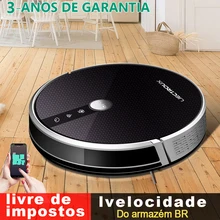 (Brasil armazém) liectroux robô aspirador de pó c30b wifi, mapa de limpeza exibição, mapa de navegação, tanque de água elétrico