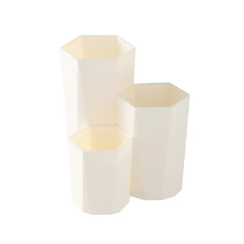 

Multifunctional Makeup Brush Storage Box Makeup Nail Polish Hexagon Cosmetic Holder Makeup Pen Holder Table Organizer Holder