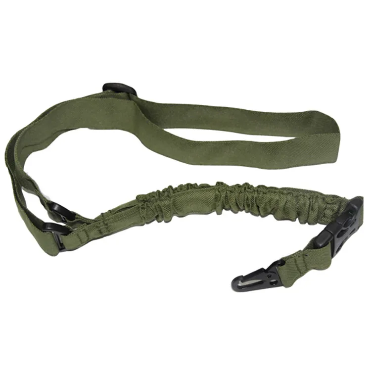 Tactical Gun Sling Single 1 Point Airsoft Heavy Duty Rifle Sling Military Nylon Bungee Belt Gun Accessories Hunting Rifle Strap