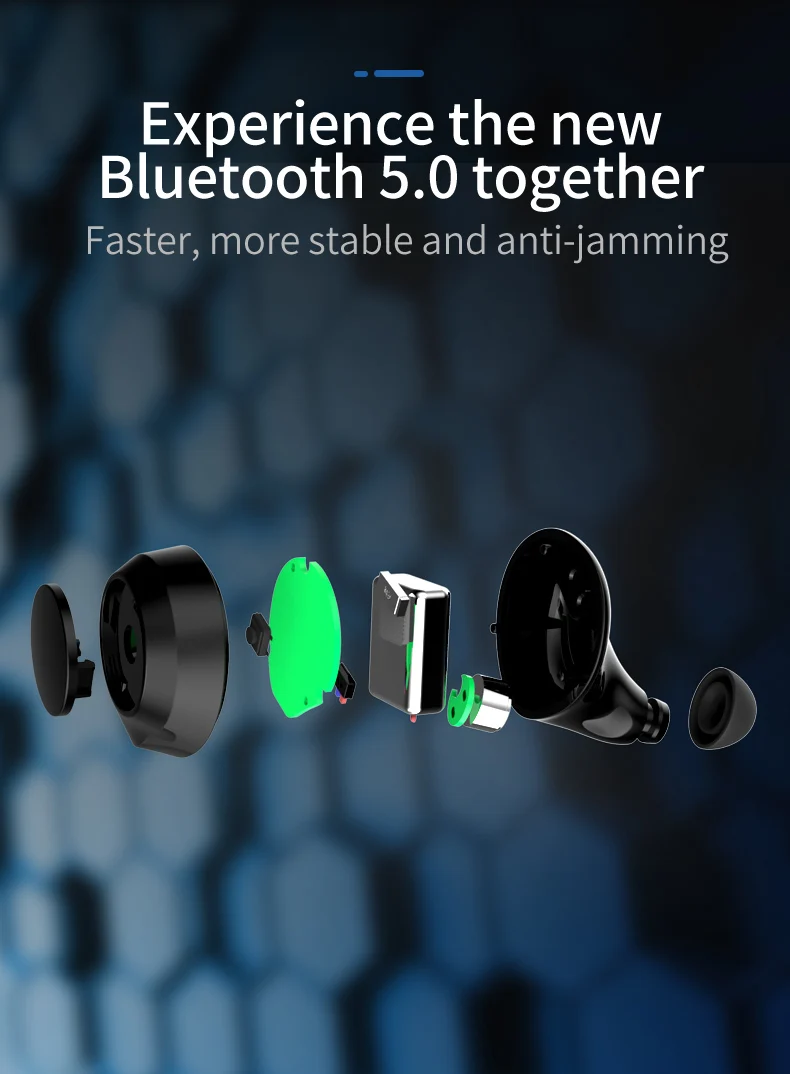 H1 беспроводные Bluetooth наушники Bluetooth 5,0 наушники с двойным микрофоном для iPhone Xaiomi huawei