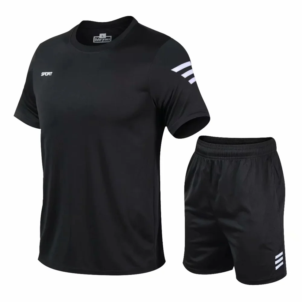 Men Sportswear 2020 Men Clothing Sportswear Set Fitness Summer Print Men Shorts + T shirt Men's Suit 2 Pieces Sets Men Sportswear 2020 Men Clothing Sportswear Set Fitness Summer Print Men Shorts + T shirt Men's Suit 2 Pieces Sets