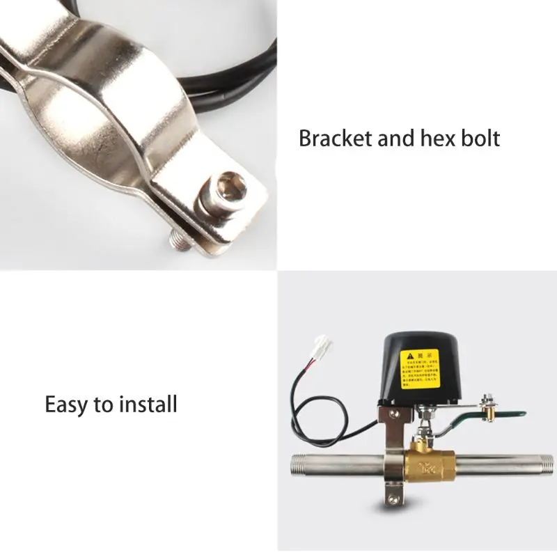 1/" Газовый водопровод манипулятор клапан шаровой умный контроллер утечки автоматическая система отключения отрезания кухня ванная комната