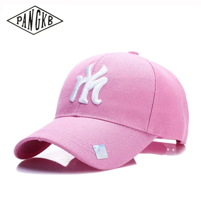 Бренд PANGKB, Нью-Йорк, кепка для девочек и мальчиков, розовая бейсболка, кепка для мужчин и женщин, для взрослых, хип-хоп, уличная, повседневная Кепка-бейсболка от солнца, солнцезащитный козырек