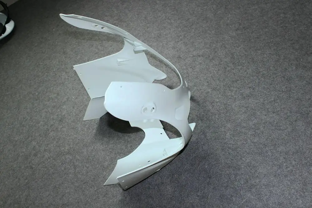 ZXMT Неокрашенный АБС нос передний капот для Kawasaki Ninja ZX-6R 2000-2002/ZZR600 2005-2008 УФ свет закрепитель для гель-лака