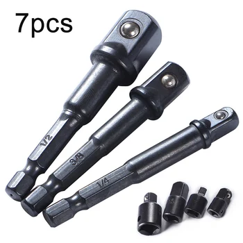 

Combination Black Steel Ball Post Extension Rod + Reducer Sleeve Durable