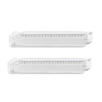 

NEW-Car Rearview Mirror LED Dynamic Turn Signal Light Indicator for Ford F150 Raptor Expedition Mark LT White