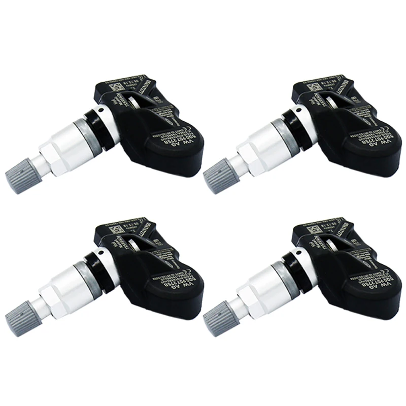 4 pcs Датчик давления в шинах TPMS 433 МГц Подходит для AUDI SKODA 5Q0907275B - Цвет: 4 pcs