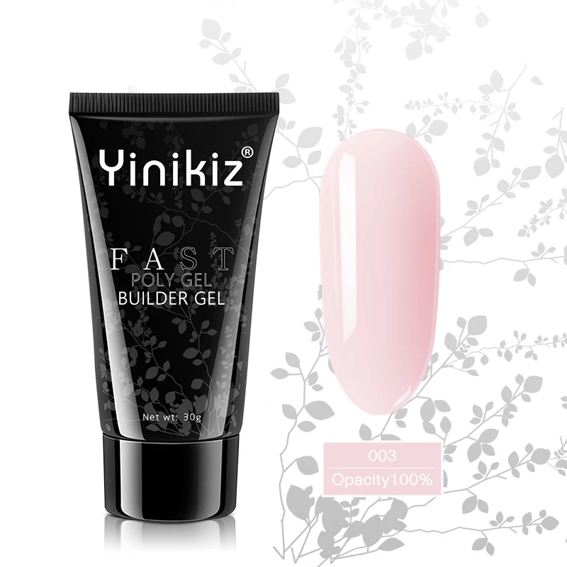 Yinikiz продукт 30 г УФ-гель, акриловый полигель, 6 цветов, камуфляжный гель, УФ-лак для ногтей - Цвет: 003