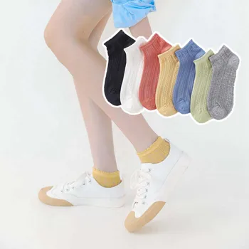 

Womens Socks Cotton Antiskid Invisible Liner Socks Elastic Comfy Female Ankle Boat Low Cut Hollow Out Breathable Short Socks