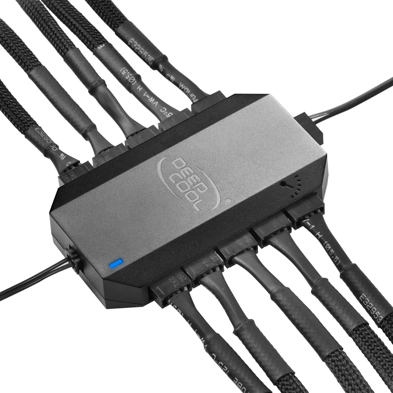 Deepcool FH 10 3pin 4Pin вентилятор концентратор материнская плата ШИМ Чехол 12V порт