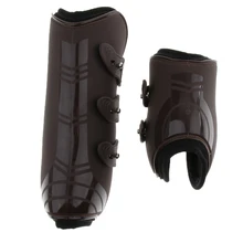 2 комплекта лошадь пони ноги сапоги, конный передний задние ноги сухожилия и Фетлок протектор-ПУ оболочки и неопрена Linning