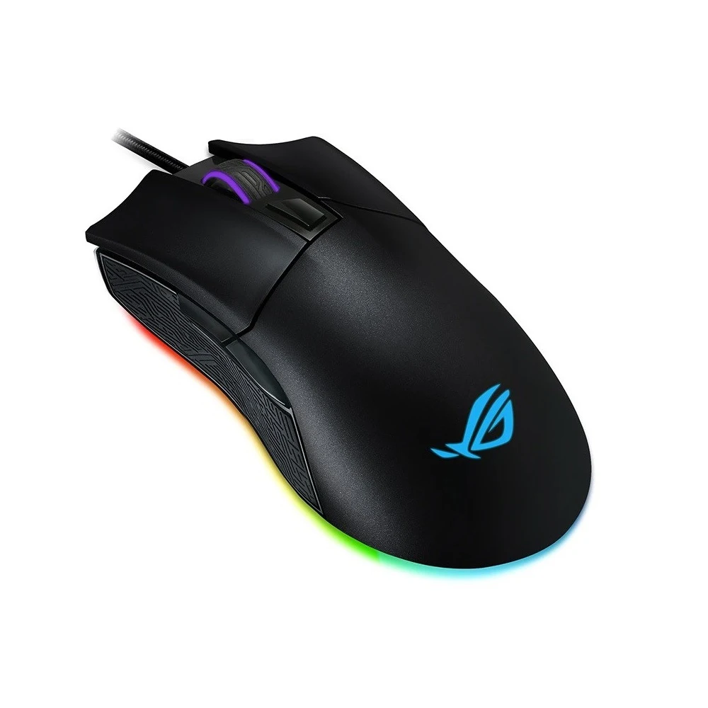Мышь ASUS ROG Gladius II Origin оптическая, проводная, 12000 dpi, USB, цвет: черный