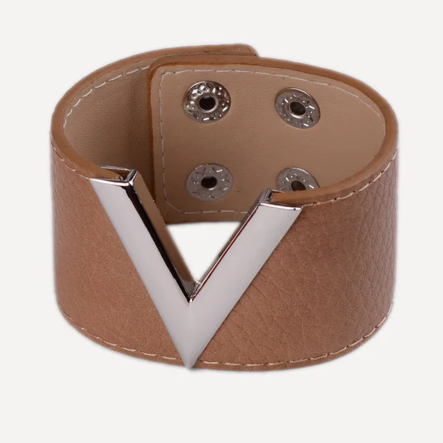 Rainbery-Europe-And-The-Big-Leather-Bracelet-Simple-All-Match-MS-OL-V-Word-Wide-Leather.jpg_640x640 (2)