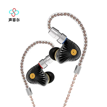 

Senfer MT300 CNC In-Ear Earphone Monitor IEM TDK EST Knowles Dyanmic EST+BA+DD Hybrid Unit HIFI Metal MMCX Headset Music Earbud