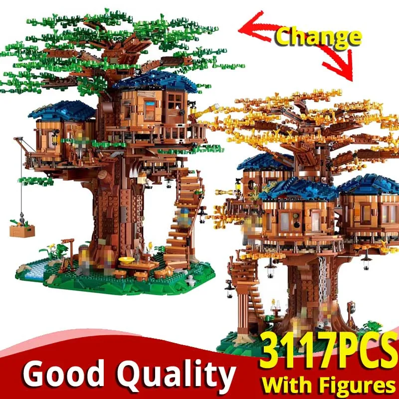 

Building Blocks Compatible with Leoginglys Tree House Model Ideas Building Blocks Bricks Kids Educational Toys Birthday Gifts