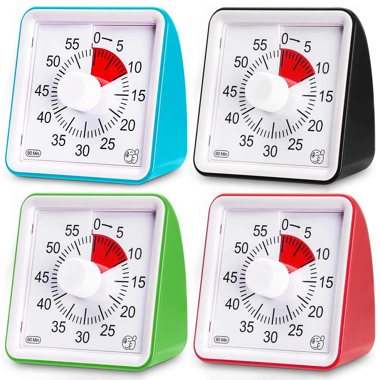 Time Timer 60 Minute Visual quartz Timer Silent Time Management für Countdown 