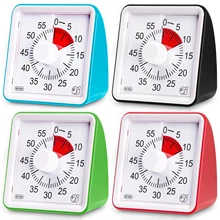 60 minutos temporizador visual analógico relógio de contagem regressiva silenciosa ferramenta de gerenciamento de tempo para crianças adultos temporizador analógico visual timer timer timer timer timer