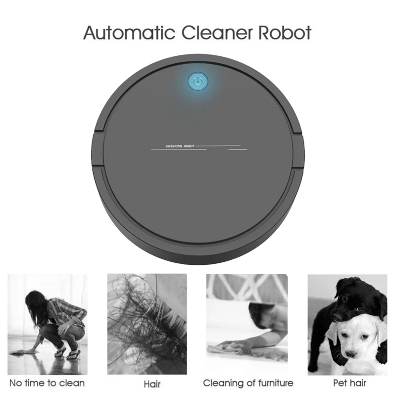 Creative Automatic Sweeping Robot Vacuum Cleaner USB Charging Cordless Vacuum Cleaner Cordless Robot Vacuum Robots