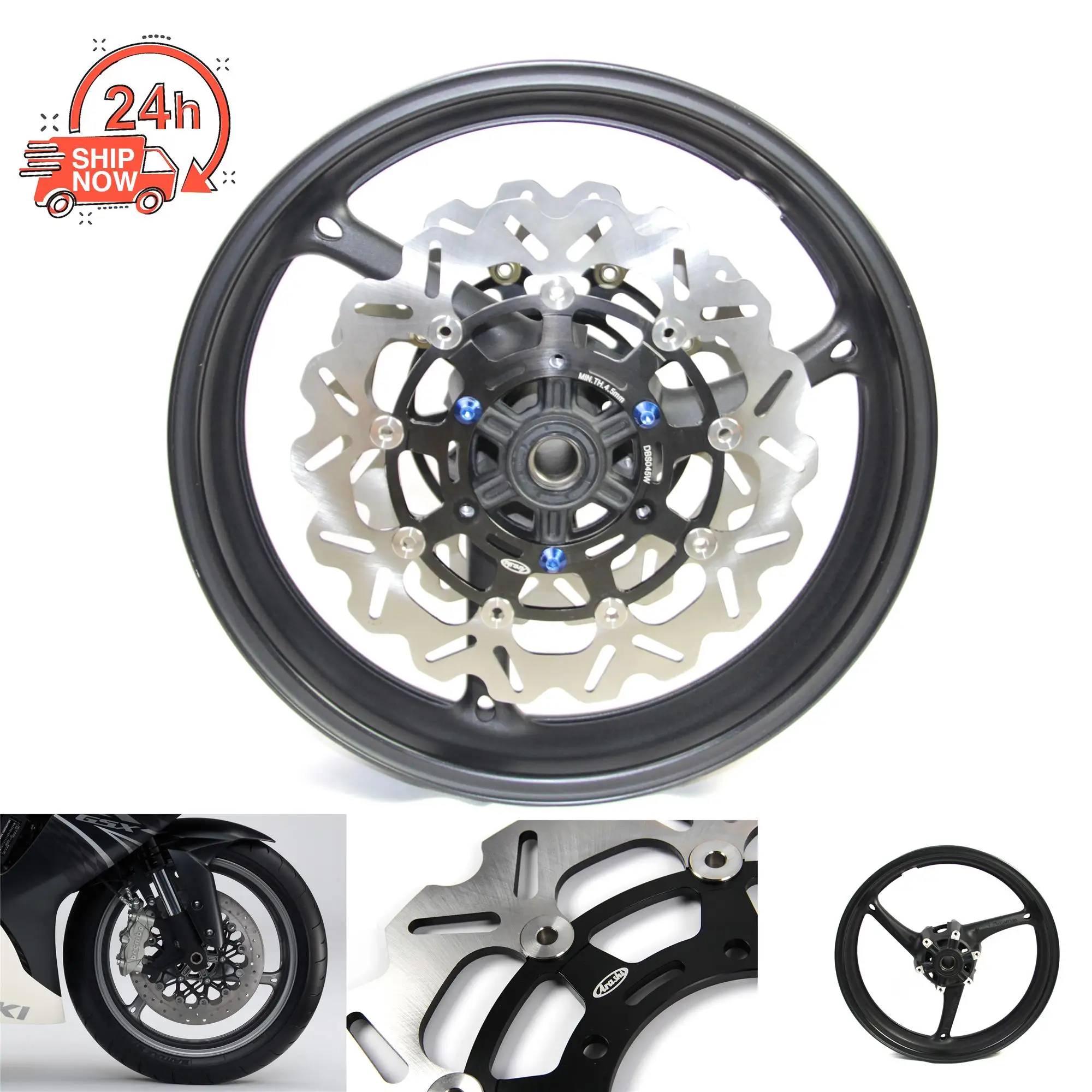 For Suzuki GSXR 750 2008 2009 2010 GSXR750 Motorcycle Parts CNC Aluminum Front Wheel Rim Brake Disc Disk Rotor GSX R GSX-R 600 | Автомобили