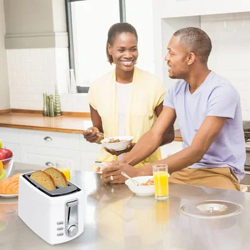

2-Slice Electric Kitchen Toaster Bakeware Set Automatic Maker Toast Sandwich Grill Breakfast Machine Oven Baking Bread