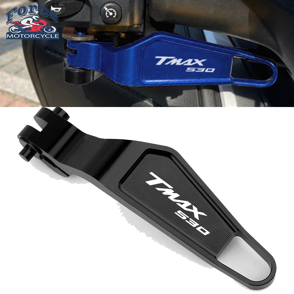 

Для yamaha tmax 530 2017 2018 2019 2020 t-max tmax530 SX DX Мотоциклетные аксессуары высокого качества с ЧПУ Рычаг стояночного ручного тормоза