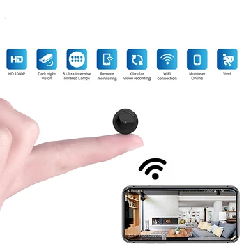 

HD 1080P mini wifi camera camcorder PIR Surveillance camera Video Recorder infrared Motion Detection Camera CCTV baby monitor