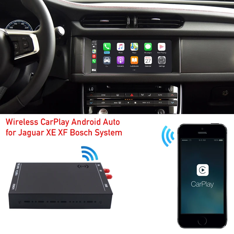 Jaguar CarPlay Wi-Fi Bluetooth адаптер XE XF система экрана Обновление Android автоматический
