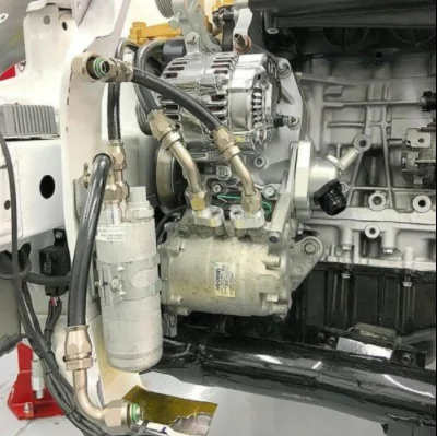 K swap anodize кондиционер a/c прямой штуцер адаптеры для Honda Civic Acura integra