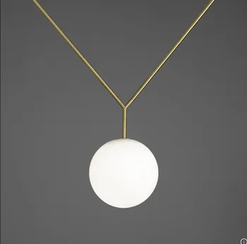

Modern style living room bedroom minimalist restaurant pendant light Nordic clothing decoration glass ball pendant lamp